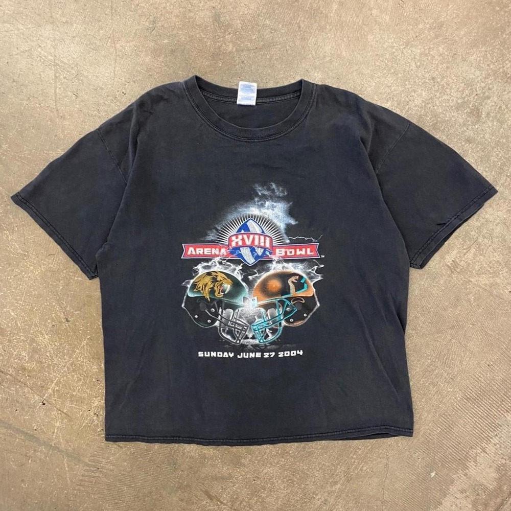Vintage Arena Bowl Arizona Rattlers VS San Jose SaberCarts AFL Football Shirt XL